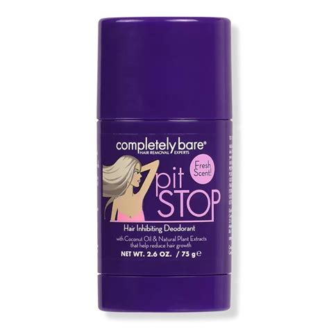 completely bare pit stop|Completely Bare Pit STOP Deodorant & Hair Inhibitor.